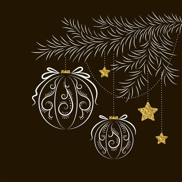 vektör soyut Noel kartı