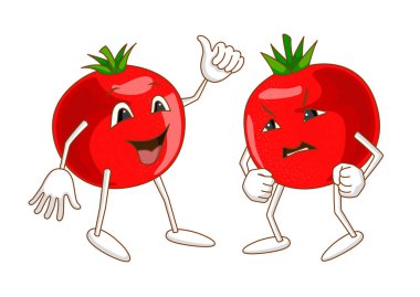 Neşeli ve kızgın duygusal sebze