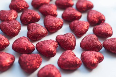 bir desen küçük Kalpler, Sevgililer günü