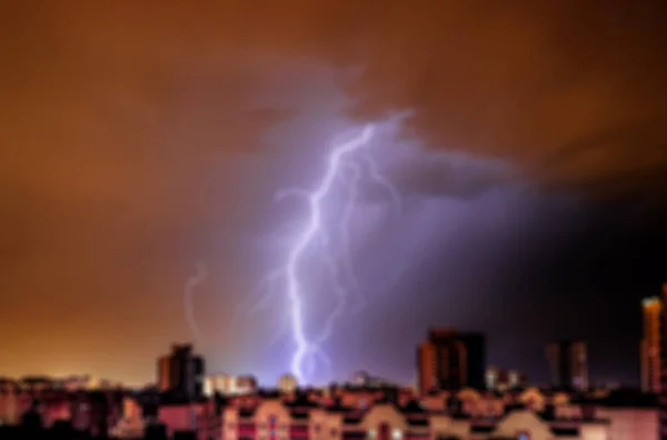 Lightning in the sky, creative abstract blur background,