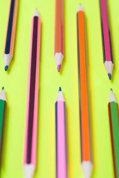 Un patrón de lápices de colores , — Foto de Stock