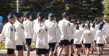 Ufa - Rusya 9 2017 - parade Park 
