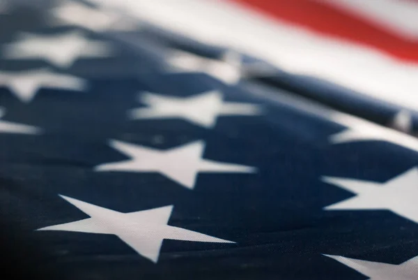 Fondo borroso abstracto de la bandera estadounidense , — Foto de Stock