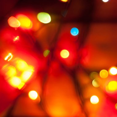 Noel ışıkları bokeh, yeni yıl ışık,
