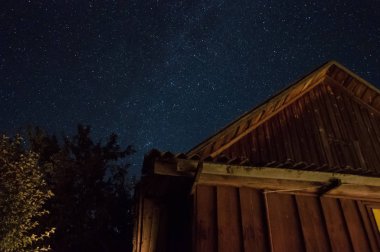 Harika yıldızlı gökyüzü