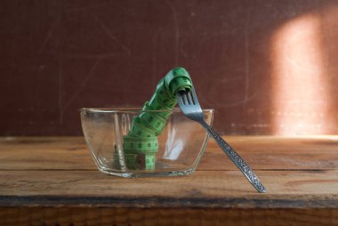 Çatal, diyet kavramının görüntü üzerinde ölçüm bandı