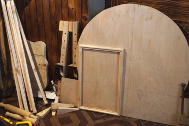 Ahşap, woodworker Dükkanı evde