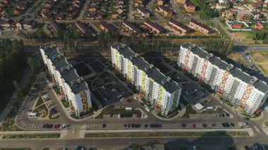 OBNINSK, KALUGA İHA İHA İHA Rusya 'nın ilk bilim şehri üzerinde uçuyor.