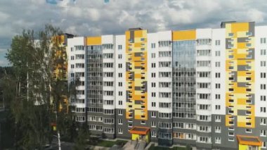 OBNINSK, KALUGA İHA İHA İHA Rusya 'nın ilk bilim şehri üzerinde uçuyor.