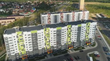OBNINSK, KALUGA İHA İHA İHA Rusya 'nın ilk bilim şehri üzerinde uçuyor.