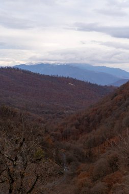 Ermenistan, sonbahar, 2019: Ermeni kayalıklarının sakin ve manzaralı manzaraları