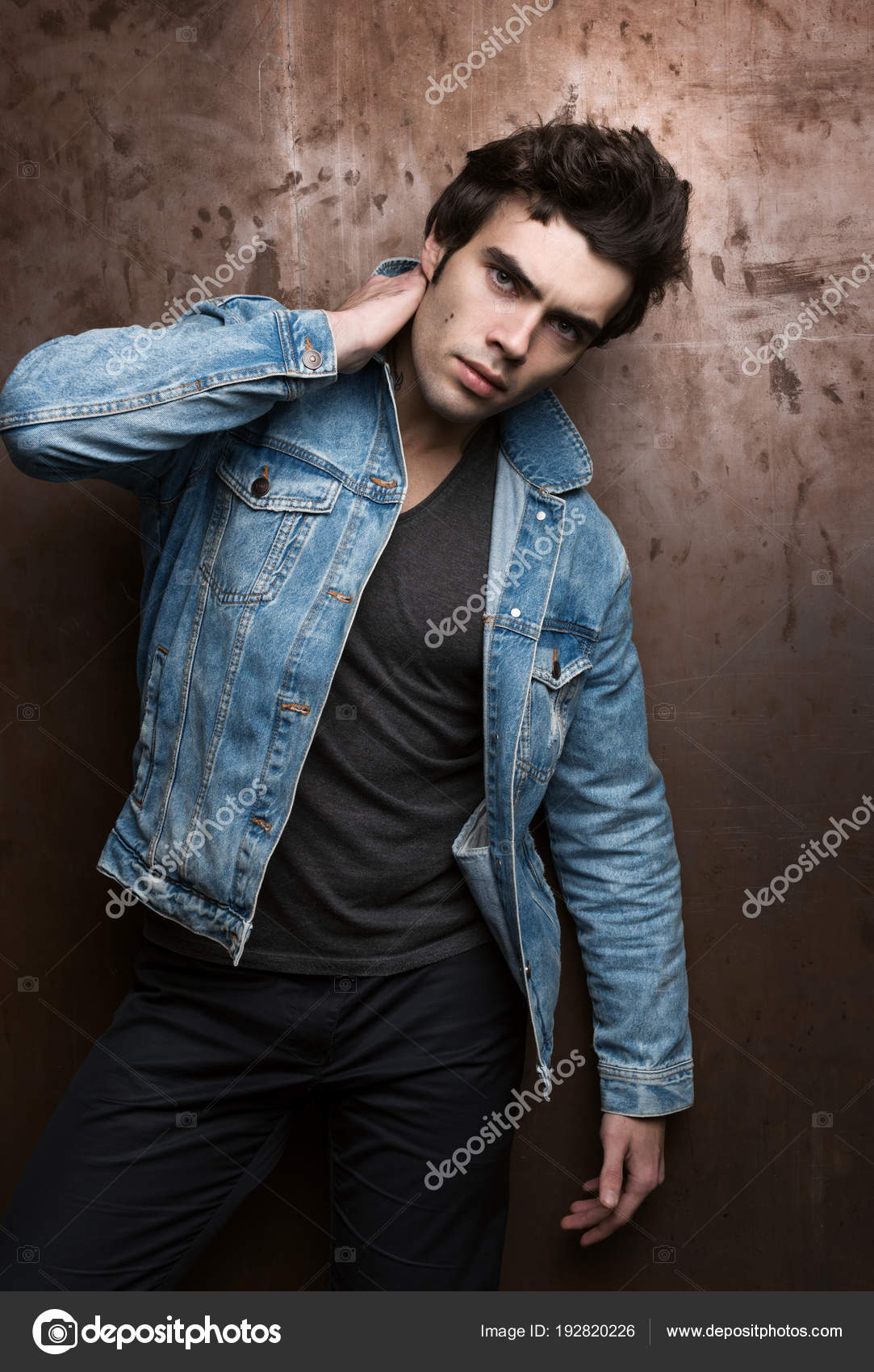 A Man in Denim Jacket and Denim Jeans · Free Stock Photo
