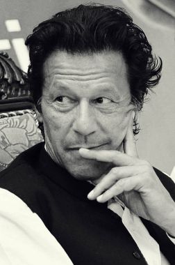 Portre - Tehreek-e-insaf Başkan Imran Khan gülümseyen