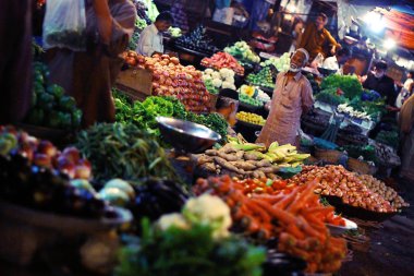 Saddar'ın Bazaarı gece sebze pazarı, 