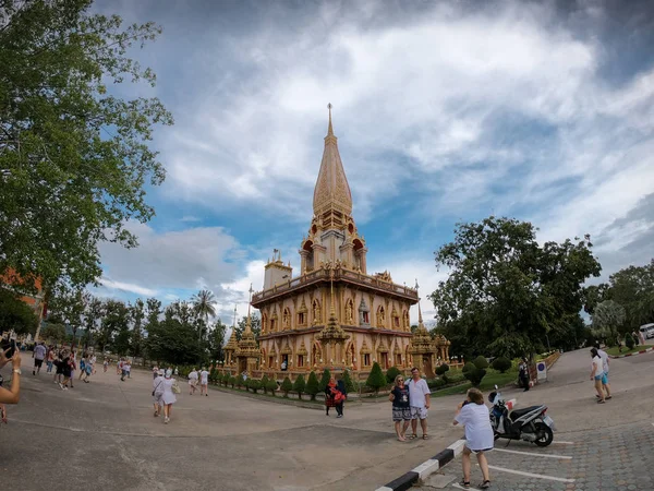 Wat Chalong Temple Em Chalong Subdistrito, Mueang Phuket — Fotografia de Stock