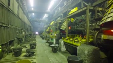 Eritme bitki. Ağır sanayi Fabrikası'nın görünümü