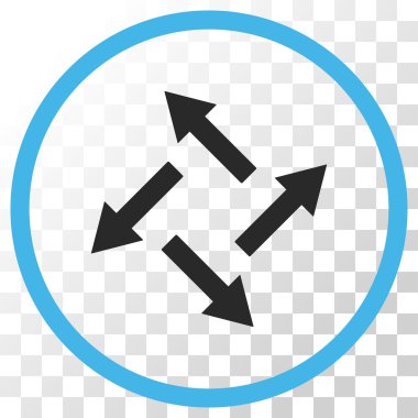 Santrifüj okları vektör simgesi