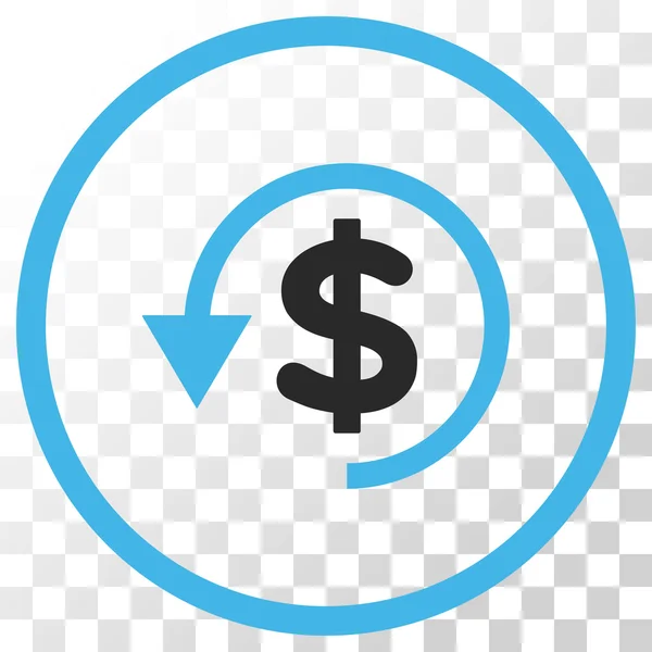 Chargeback-Vektor-Symbol — Stockvektor