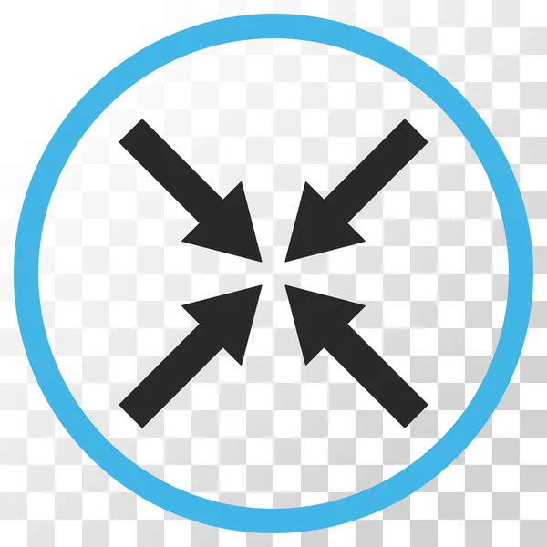 Center Arrows Vector Icon — Stock Vector