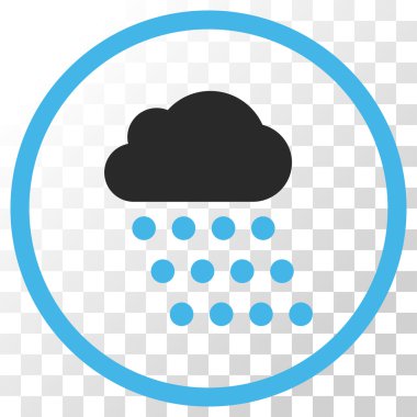 yağmur bulutu vektör simgesi