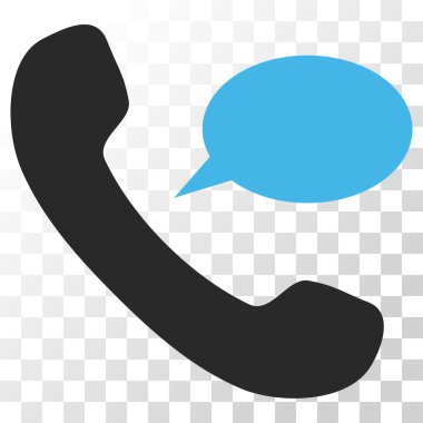 Telefon İleti Vektörü Simgesi