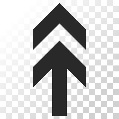 Yukarı Oklu Vektör Simgesi