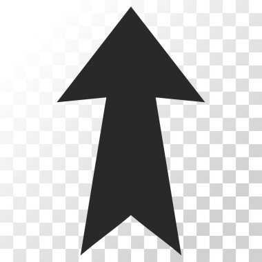 Yukarı Oklu Vektör Simgesi