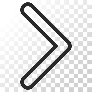 Ok ucu doğru vektör simgesi