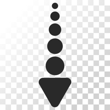 ok aşağı vektör simgesi