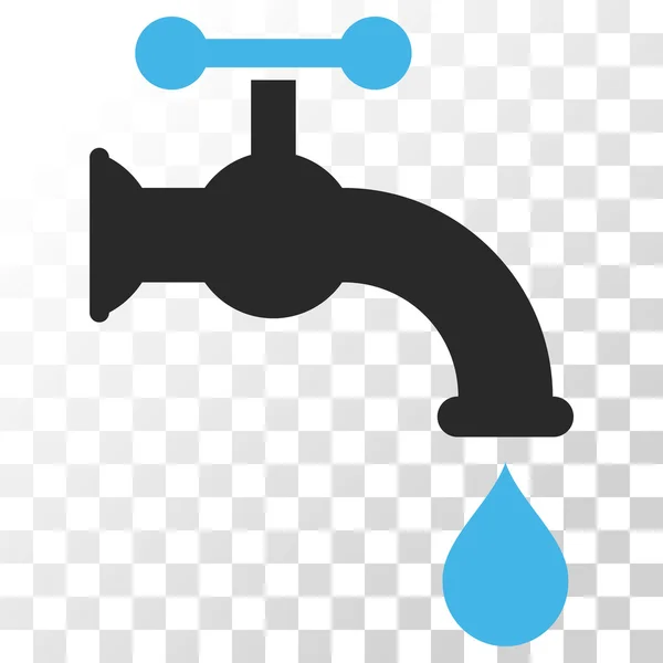 Icona vettoriale rubinetto acqua — Vettoriale Stock