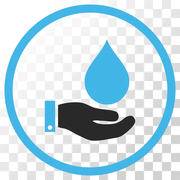 Vector de servicio de agua Icono — Vector de stock