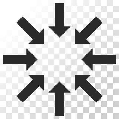 Daraltma okları vektör simgesi