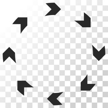 Dolaşım vektör simgesi