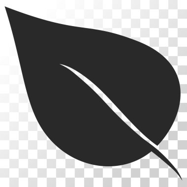 Bitki yaprak vektör simgesi