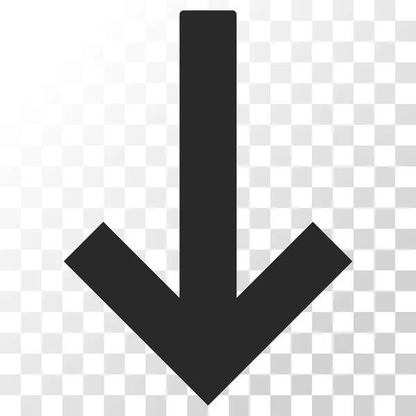 Dolů šipka vektorové ikony — Stockový vektor