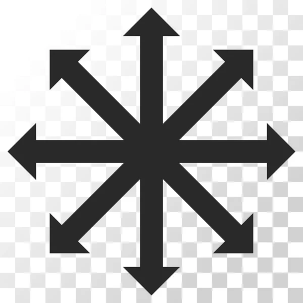 Pfeil-Vektor-Symbol erweitern — Stockvektor