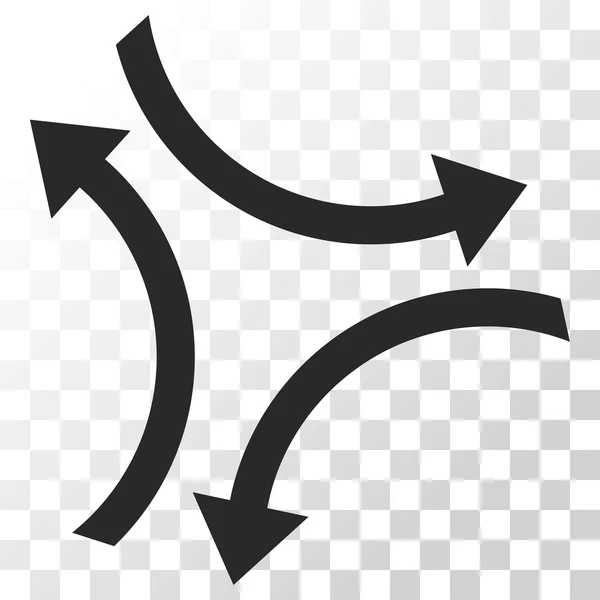 Utbyte pilar vektor ikon — Stock vektor