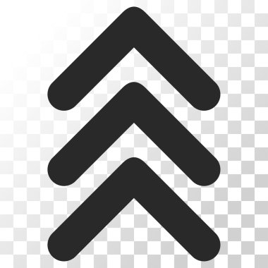 Vektör simge yukarı çift ok ucu