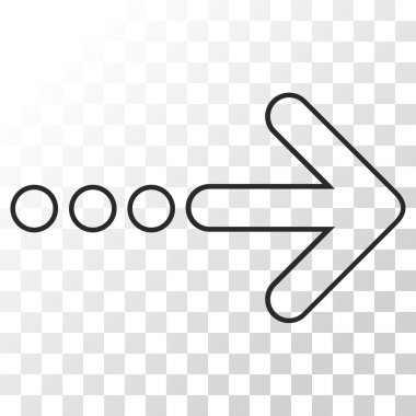 Doğru vektör simge göndermek