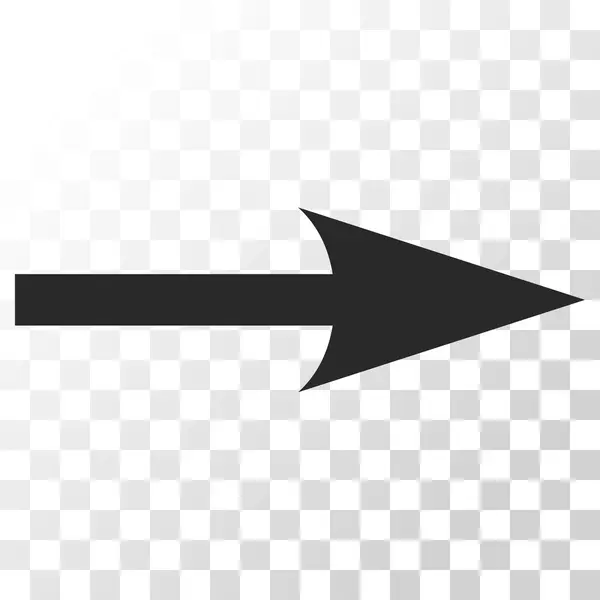 Flecha aguda derecha Vector icono — Archivo Imágenes Vectoriales
