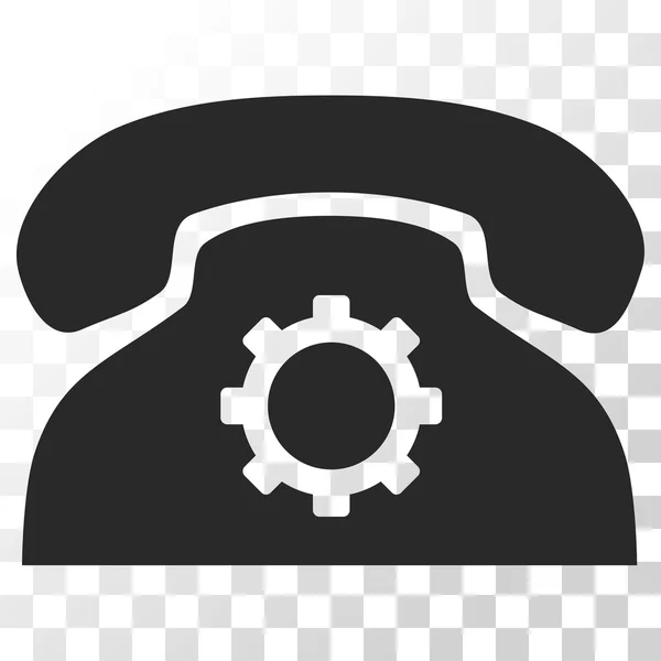 Telefon-Einstellungen Vektor-Symbol — Stockvektor