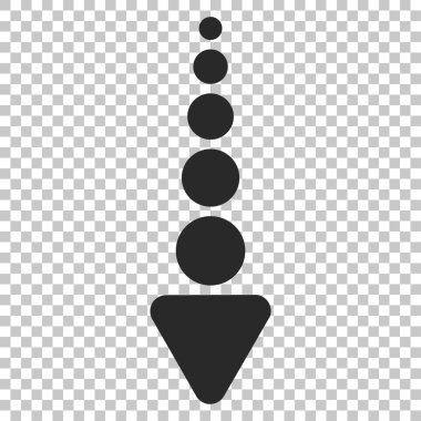 ok aşağı vektör simgesi