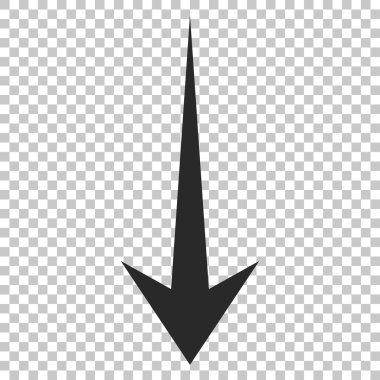 ok aşağı vektör simgesi