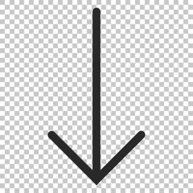 ok aşağı vektör simgesi