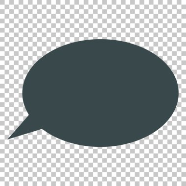 İleti bulut vektör simgesi