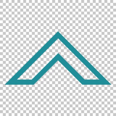 Vektör simge yukarı ok ucu