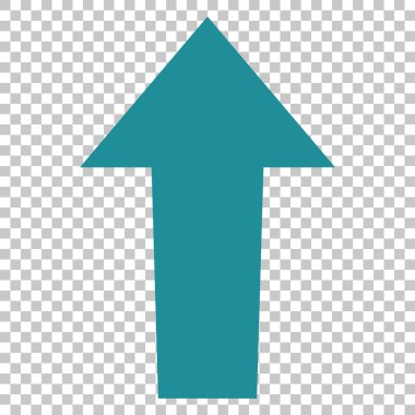 Yukarı Oklu Vektör Simgesi