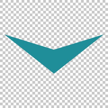 Vektör simgesi aşağı ok ucu