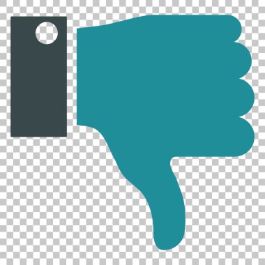 başparmak aşağı vektör simgesi