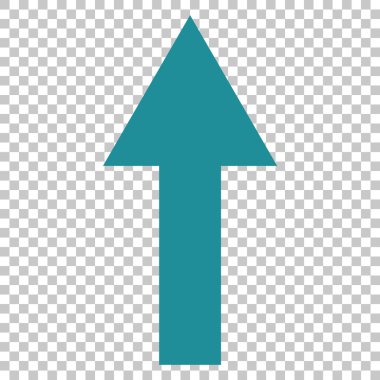 Yukarı Oklu Vektör Simgesi